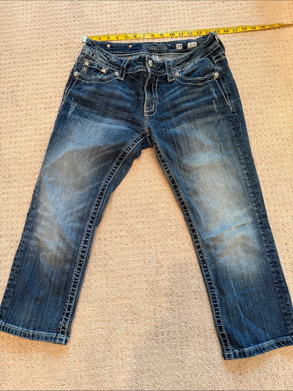 Miss Me Women's Denim capri Jeans - Size 29